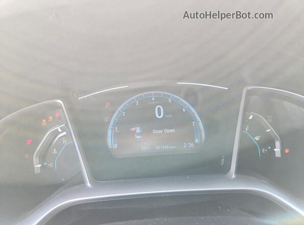 2HGFC1F78HH645855 2017 HONDA CIVIC White Vista de los asientos traseros