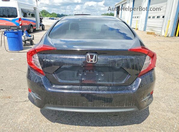 19XFC2F51HE056726 2017 HONDA CIVIC Black წინა სალონის ხედი