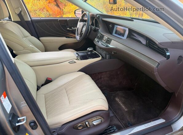 JTHB5LFF7J5003830 2018 LEXUS LS500 Серебряный Вид сзади