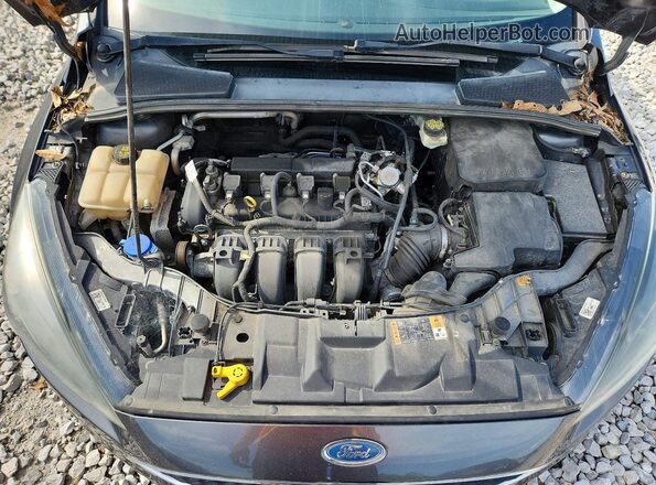 1FADP3H29HL237316 2017 FORD FOCUS Gray Вид підкапотного простору