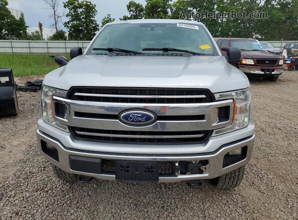 1FTEW1E54KFB37554 2019 FORD F150 Silver Вид ззаду