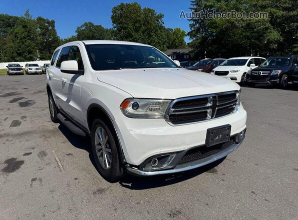 1C4RDJAG8JC462819 2018 DODGE DURANGO Белый Вид спереди
