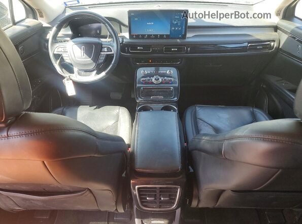 2LMPJ8J92MBL17452 2021 LINCOLN NAUTILUS Black Widok zestawu wskaźników