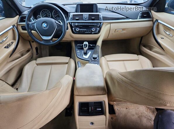 WBA8E9G53GNT47343 2016 BMW 3 SERIES Gray Вид щитка приладів