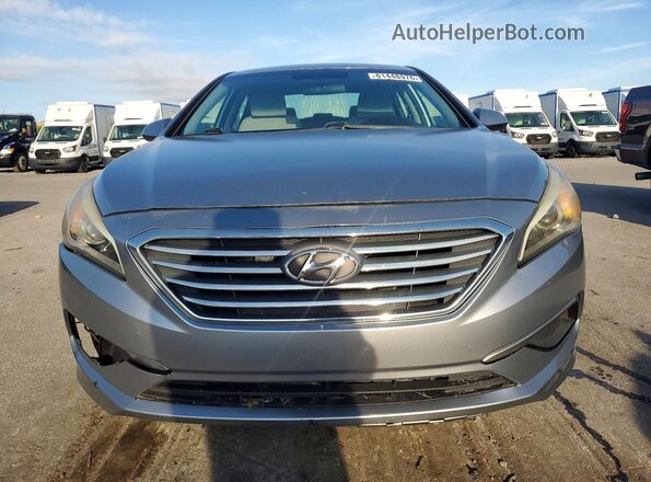 5NPE24AF5HH548942 2017 HYUNDAI SONATA Gray Вид ззаду