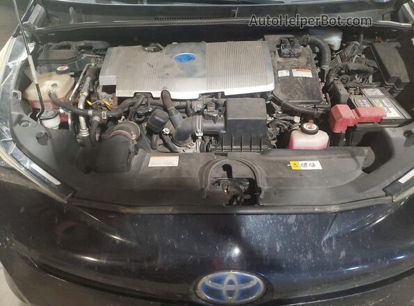 JTDKBRFU5H3035760 2017 TOYOTA PRIUS Black Engine compartment view