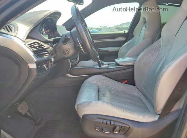 5YMKW8C51J0Y74542 2018 BMW X6 Blue Առջևի վահանակի տեսք