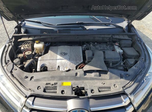 5TDDGRFH4JS046072 2018 TOYOTA HIGHLANDER Black VIN კოდის სტიკერის ხედი