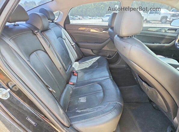 5NPE34AF4JH684935 2018 HYUNDAI SONATA Black Vista interior trasera