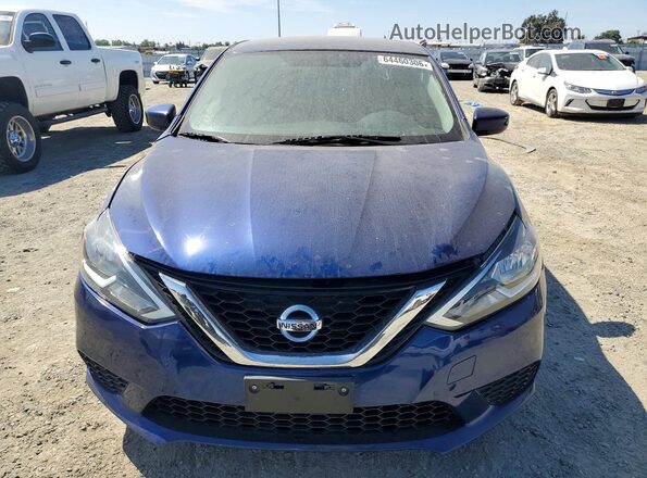 3N1AB7AP5HY232519 2017 NISSAN SENTRA Blue Rear view