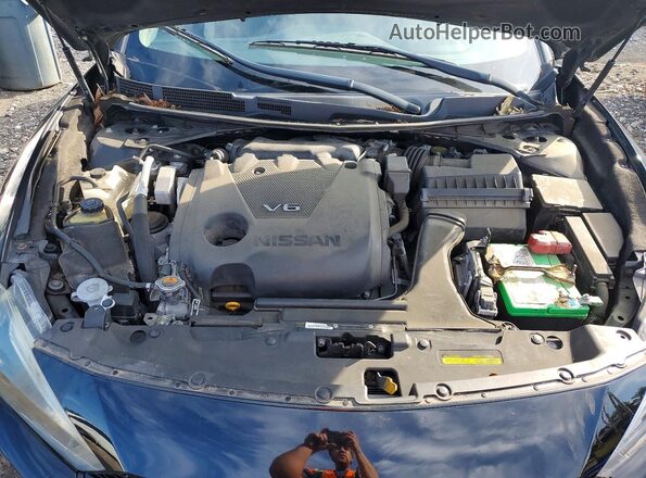 1N4AA6AP5JC410122 2018 NISSAN MAXIMA Black ძრავის განყოფილების ხედი