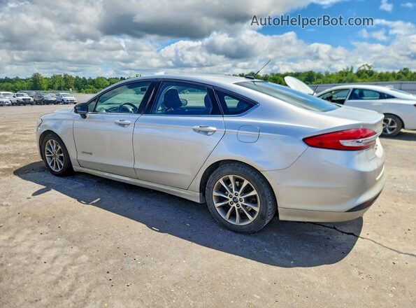 3FA6P0LU6HR381178 2017 FORD FUSION Silver Задня права чверть