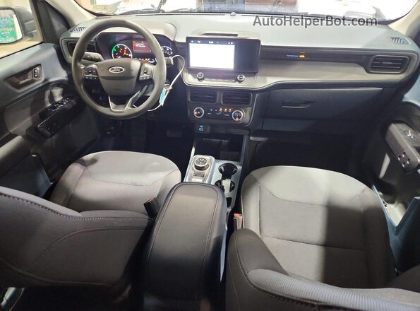 3FTTW8A34RRA55339 2024 FORD MAVERICK White Вид щитка приладів