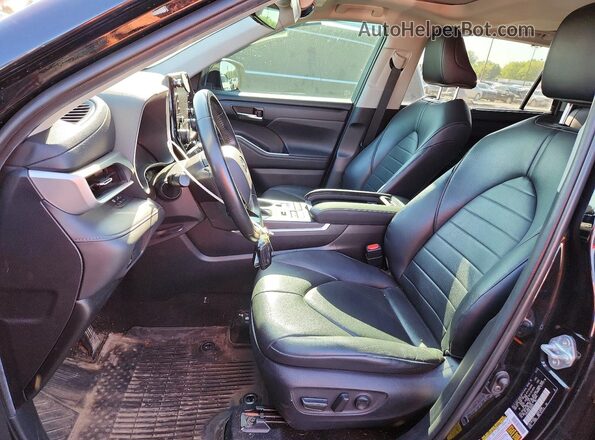 5TDHZRBH8LS508279 2020 TOYOTA HIGHLANDER Black Vista del salpicadero