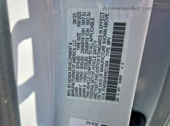7FARS6H54RE013504 2024 HONDA CR-V White 