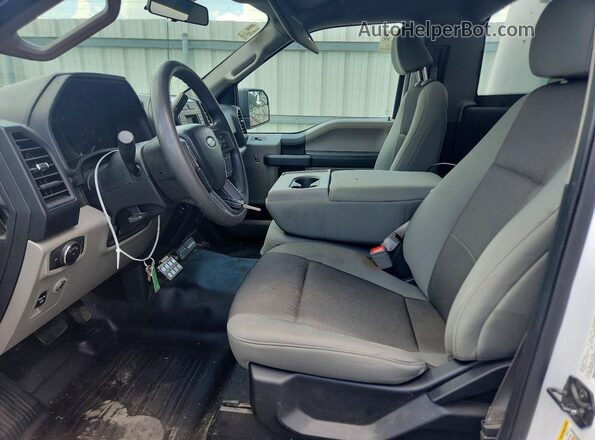 1FTNF1E49KKD52197 2019 FORD F150 White Dashboard view