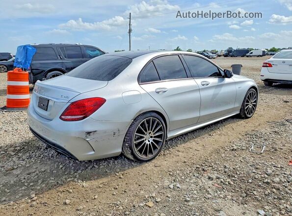 55SWF6EB2JU274470 2018 MERCEDES-BENZ C Silver Delantero derecho