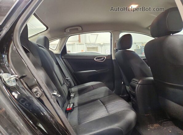 3N1AB7AP5JY347059 2018 NISSAN SENTRA Черный Вид задней части салона