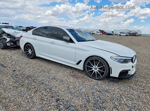 WBAJB9C54JB035377 2018 BMW M5 White Դիմացի տեսք