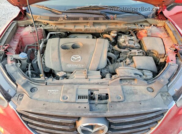 JM3KE4BY9G0798021 2016 MAZDA CX-5 Red ძრავის განყოფილების ხედი