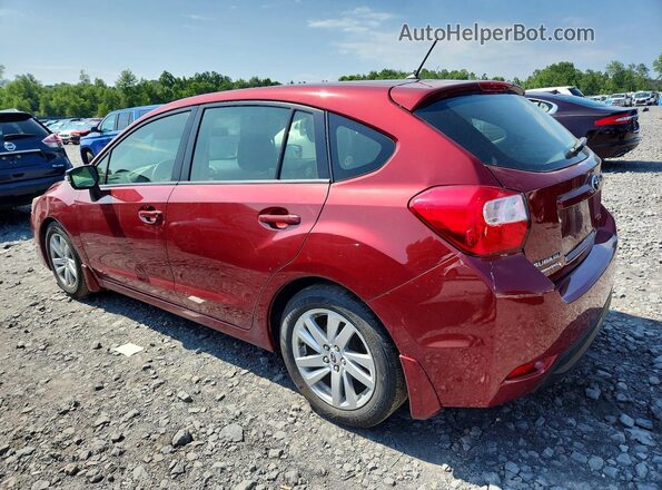 JF1GPAB61G8223540 2016 SUBARU IMPREZA Red Trasero derecho