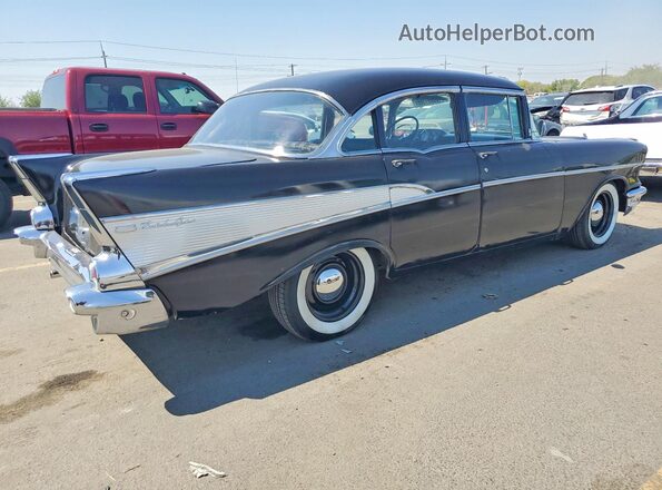 B57L129350 1957 CHEVROLET BEL Черный Передняя правая четверть