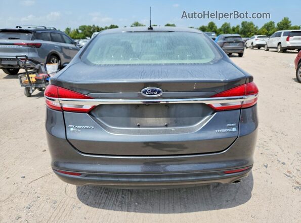 3FA6P0LU1JR197160 2018 FORD FUSION Серый Вид салона спереди