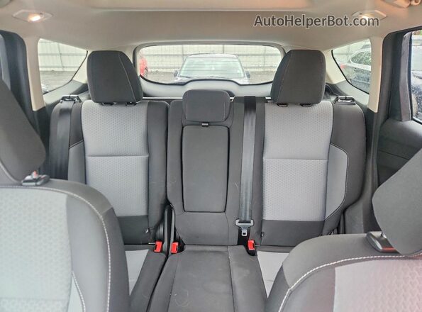 1FMCU9GDXJUB17136 2018 FORD ESCAPE Black უკანა სალონის ხედი
