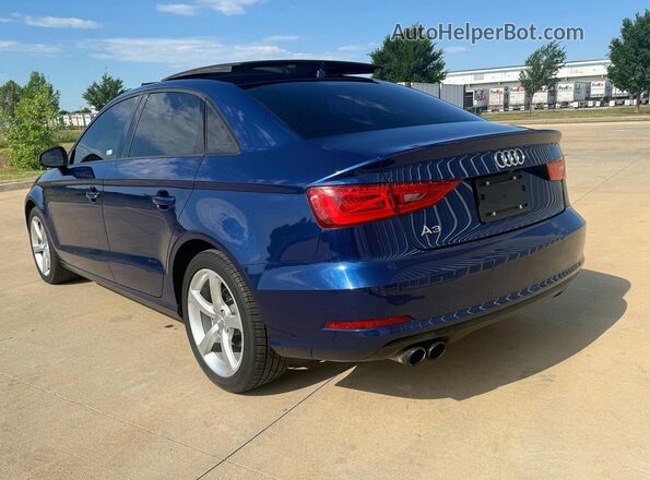 WAUA7GFF8G1019143 2016 AUDI A3 Blue Front right