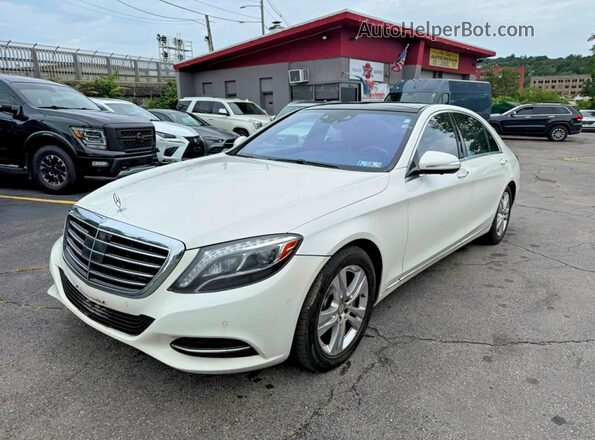 WDDUG8FB0HA304445 2017 MERCEDES-BENZ S Белый Задняя левая четверть