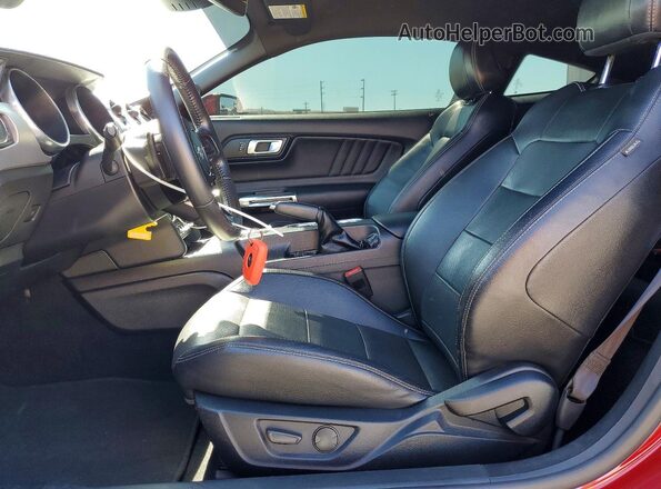 1FA6P8CF0L5146609 2020 FORD MUSTANG Red წინა პანელის ხედი