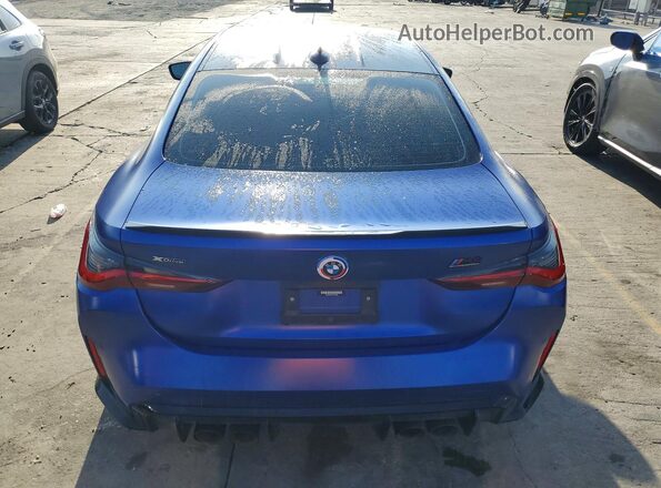 WBS43AZ06PCL38909 2023 BMW M4 Blue Вид салону спереду