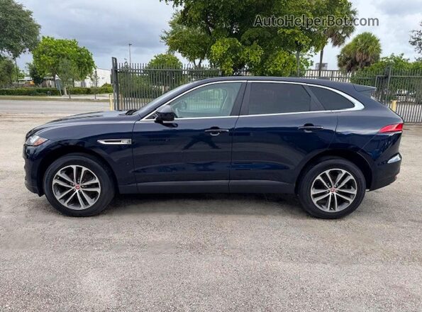 SADCJ2FX8LA619250 2020 JAGUAR F-PACE Синий Вид наклейки с VIN-кодом