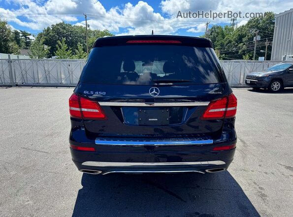4JGDF6EE2HA815020 2017 MERCEDES-BENZ GLS-CLASS Синий Вид салона спереди