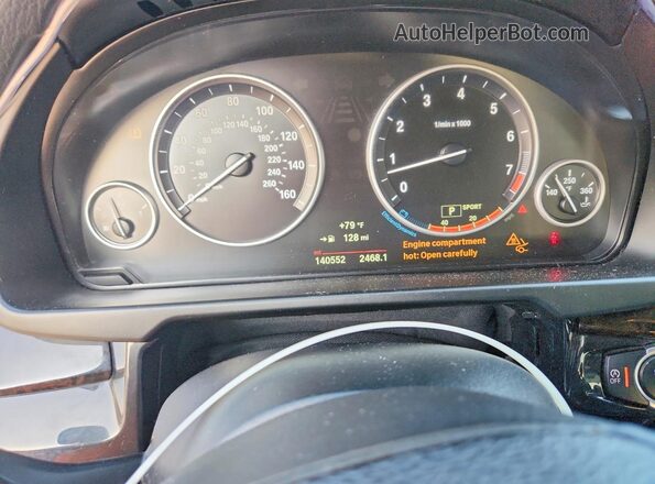 5UXKR2C58G0U17201 2016 BMW X5 Black Vista de los asientos traseros