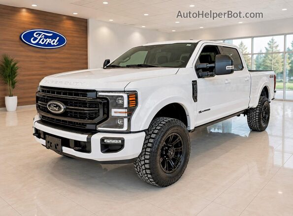 1FT8W2BT3MED19258 2021 FORD F250 White უკანა მარჯვენა