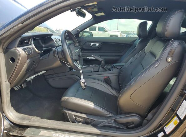 1FA6P8CF5N5112412 2022 FORD MUSTANG Black წინა პანელის ხედი