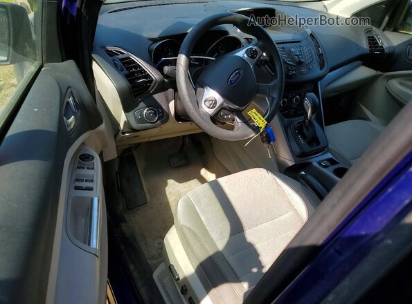 1FMCU9GX4GUB75746 2016 FORD ESCAPE Blue Widok zestawu wskaźników