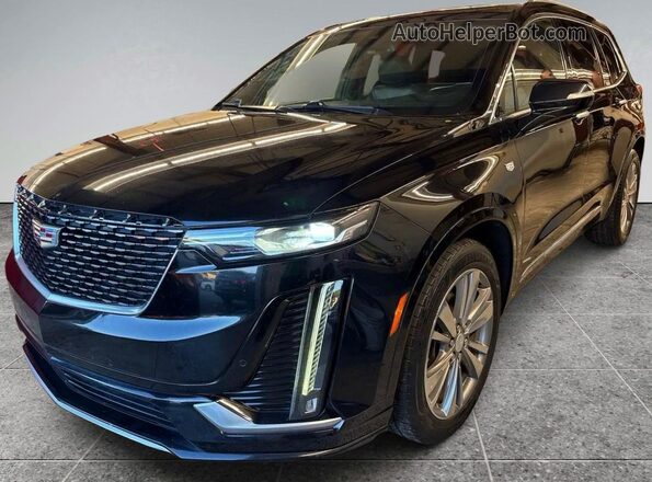 1GYKPCRS0NZ105757 2022 CADILLAC XT6 Black Trasero izquierdo