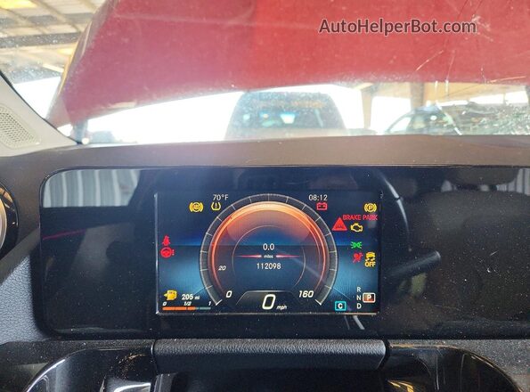 W1N4N4GB6MJ260896 2021 MERCEDES-BENZ GLA Maroon უკანა სავარძლების ხედი