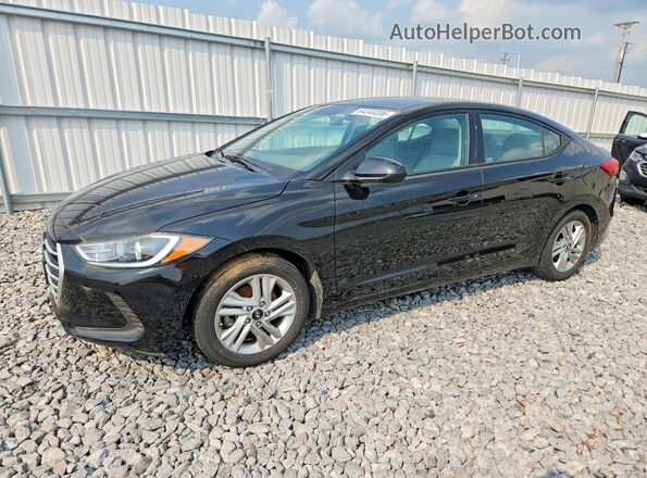 5NPD84LF5JH325734 2018 HYUNDAI ELANTRA Black Rear left