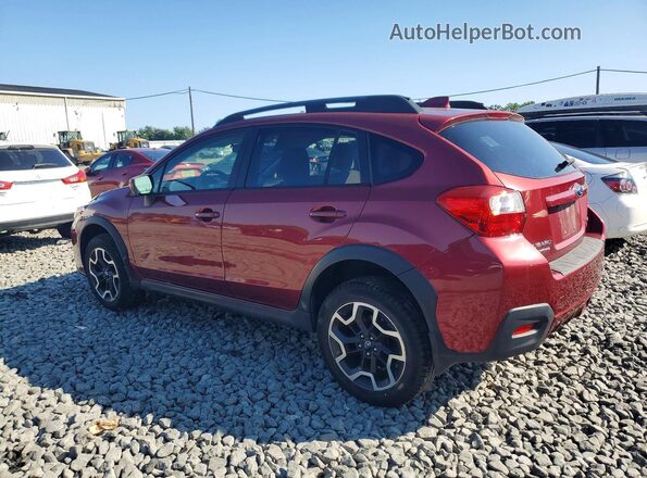 JF2GPADC1GH216103 2016 SUBARU CROSSTREK Бордовый Задняя правая четверть
