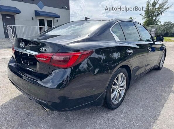 JN1EV7AP1MM701174 2021 INFINITI Q50 Black Przód prawy