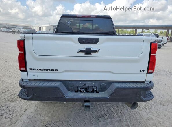 2GC4KTEY1S1132915 2025 CHEVROLET SILVERADO White Вид салону спереду