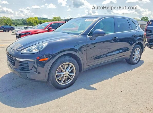 WP1AA2A27GKA13371 2016 PORSCHE CAYENNE Black Հետևի ձախ