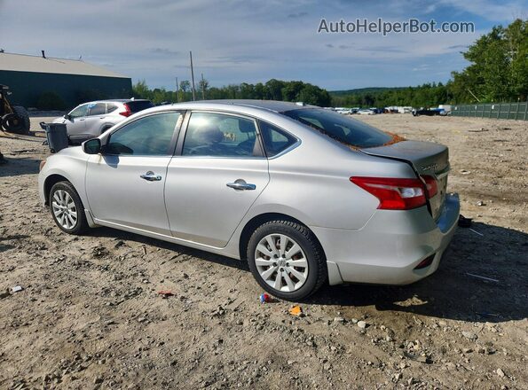 3N1AB7AP6HY373437 2017 NISSAN SENTRA Silver Задня права чверть