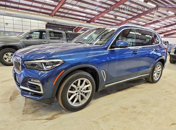 5UXCR6C52KLK87662 2019 BMW X5 Blue უკანა მარცხენა