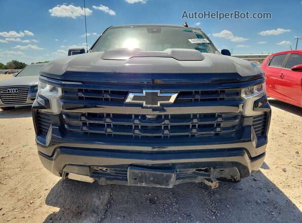 3GCUDFE82PG341994 2023 CHEVROLET SILVERADO Black Вид ззаду