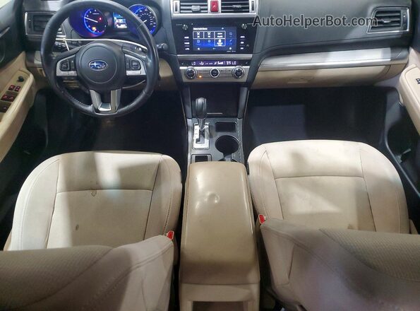 4S3BNAC66H3034728 2017 SUBARU LEGACY Черный Вид щитка приборов