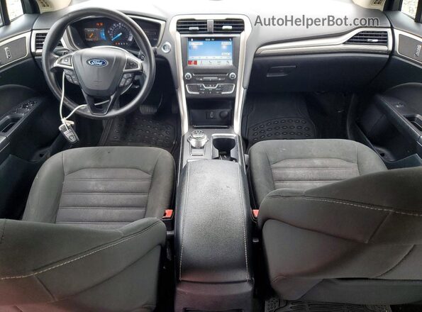 3FA6P0HD8JR179876 2018 FORD FUSION Blue Widok zestawu wskaźników
